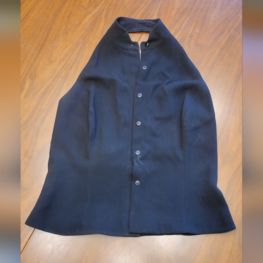 Anne Klein Backless Black Vest